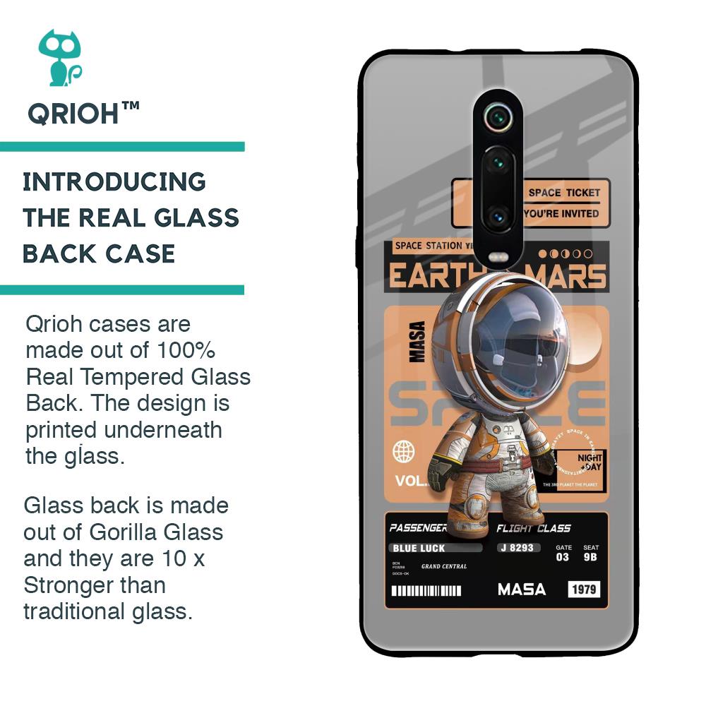 Space Ticket Glass Case for Xiaomi Redmi K20