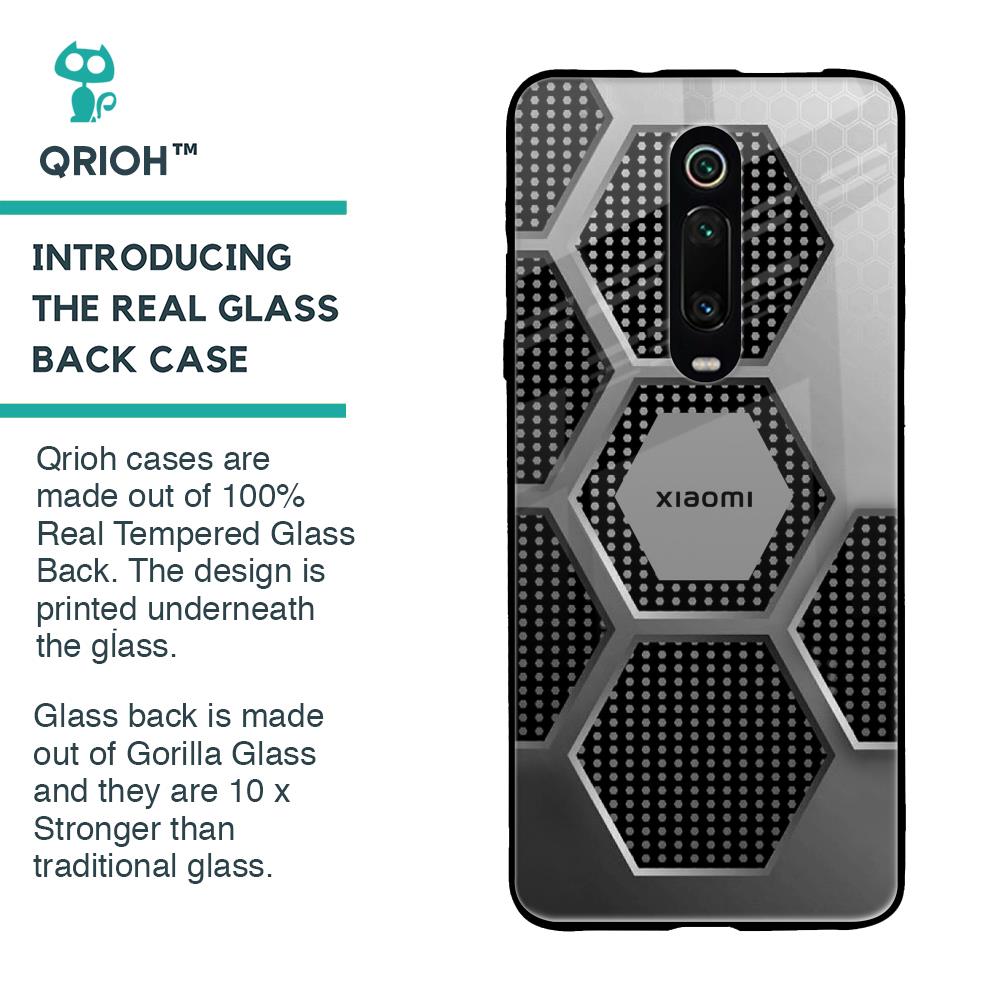 Hexagon Style Glass Case For Xiaomi Redmi K20
