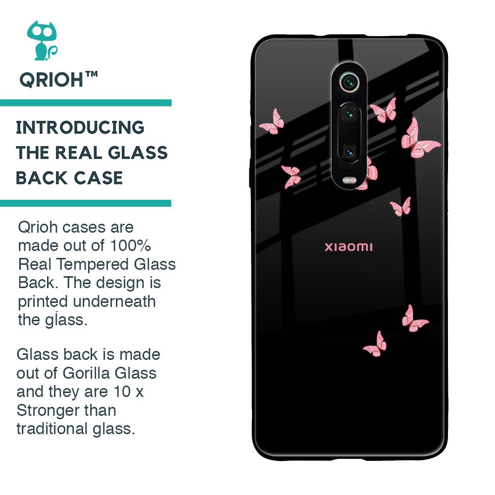 Fly Butterfly Glass Case for Xiaomi Redmi K20