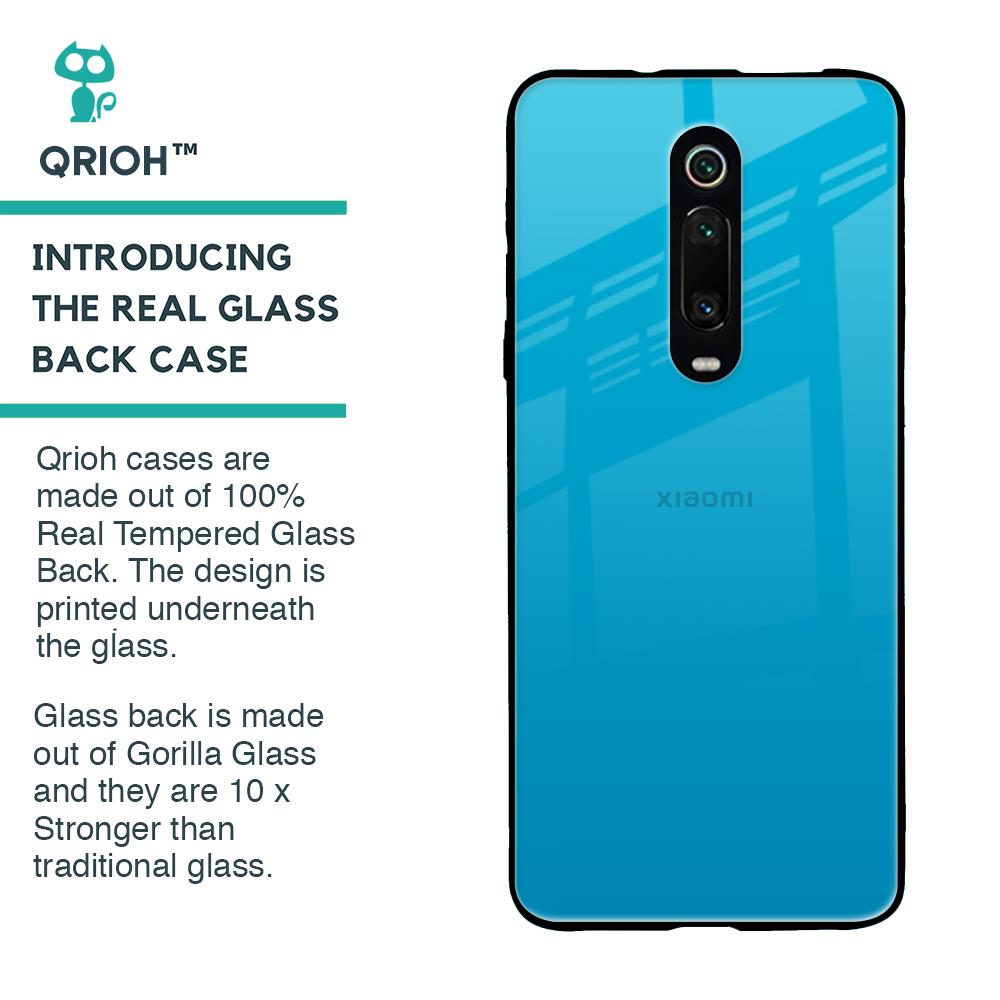 Blue Aqua Glass Case for Xiaomi Redmi K20