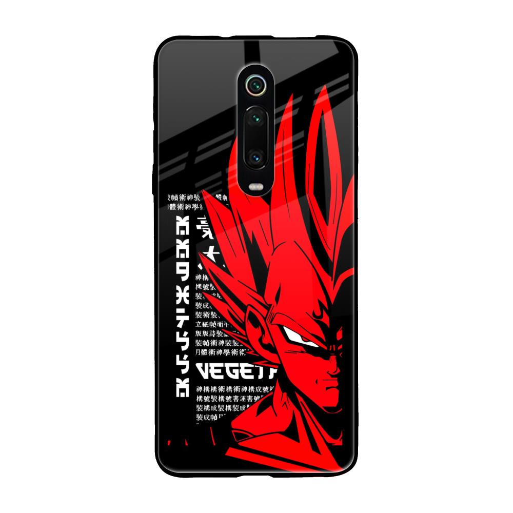 Red Vegeta Xiaomi Redmi K20 Pro Glass Back Cover Online