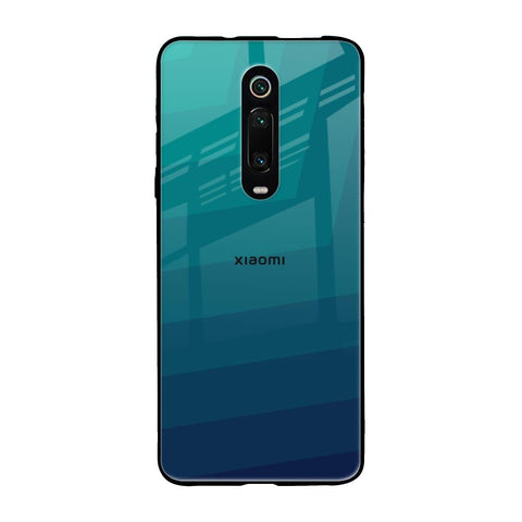 Green Triangle Pattern Xiaomi Redmi K20 Pro Glass Back Cover Online