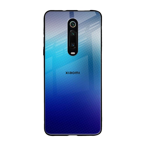 Blue Rhombus Pattern Xiaomi Redmi K20 Pro Glass Back Cover Online