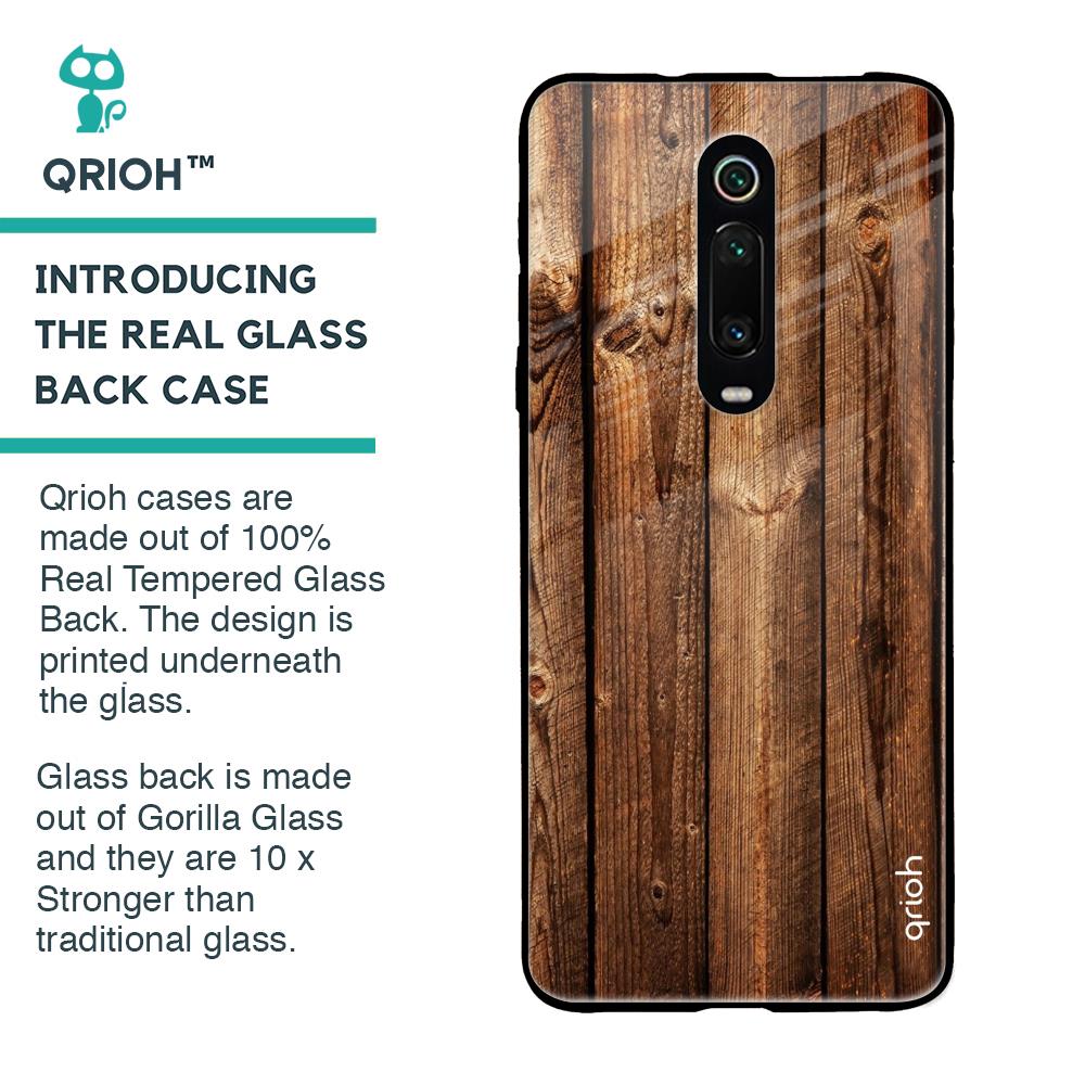 Timber Printed Glass case for Xiaomi Redmi K20 Pro