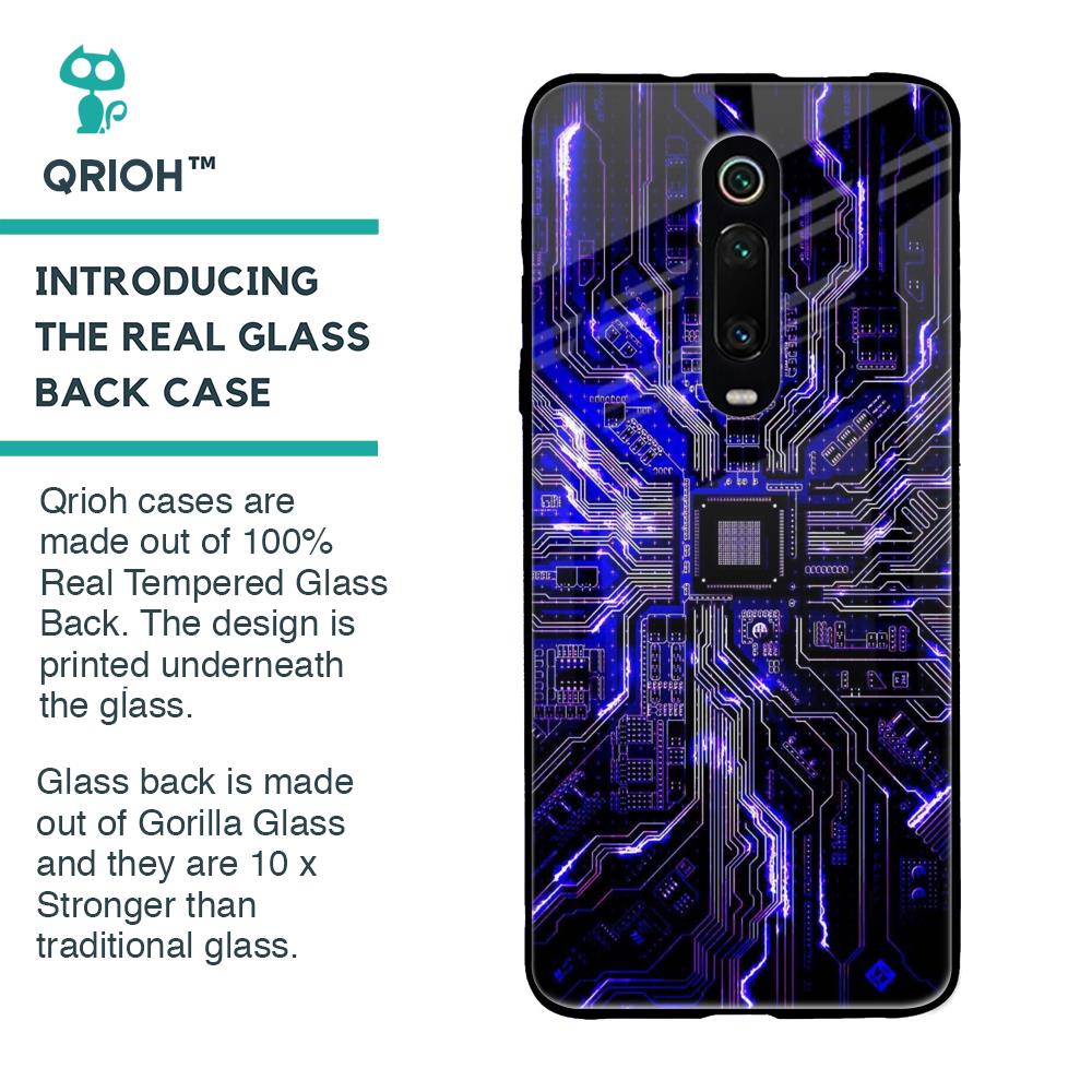 Techno Color Pattern Glass Case For Xiaomi Redmi K20 Pro