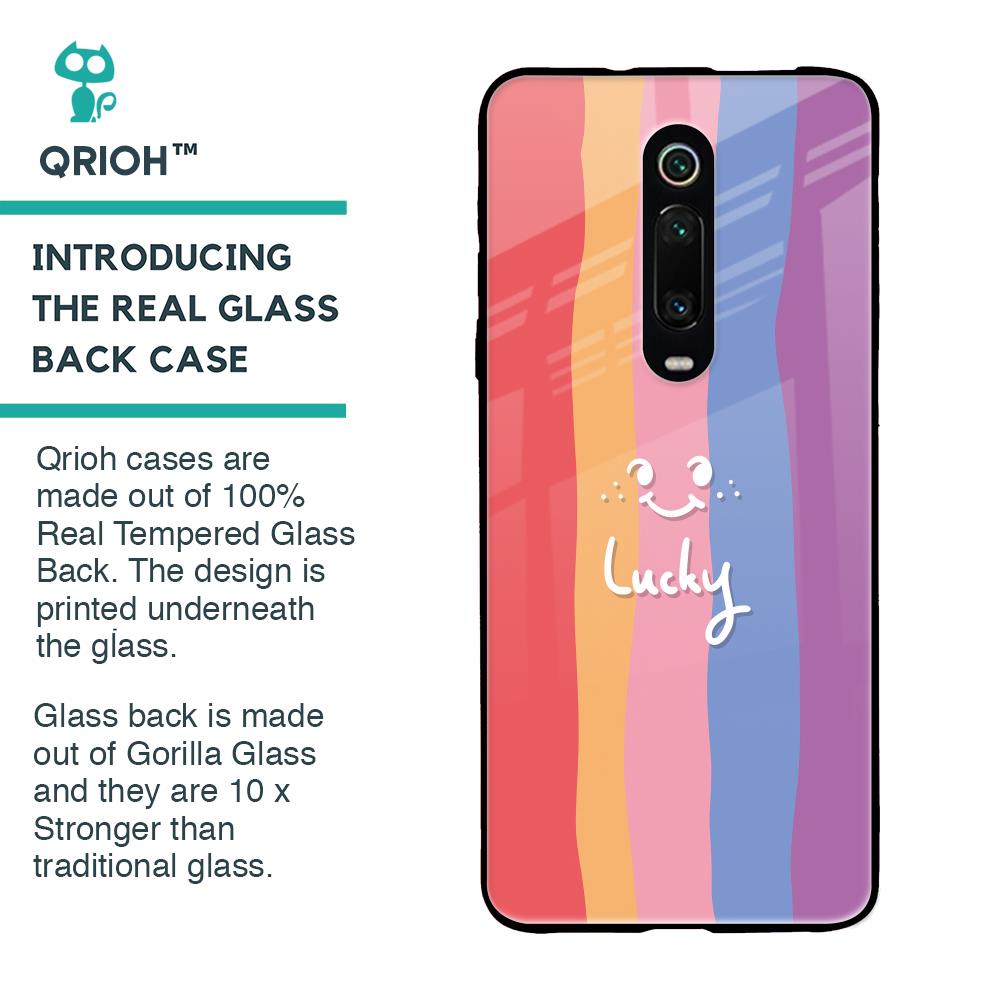 Lucky Abstract Glass Case for Xiaomi Redmi K20 Pro