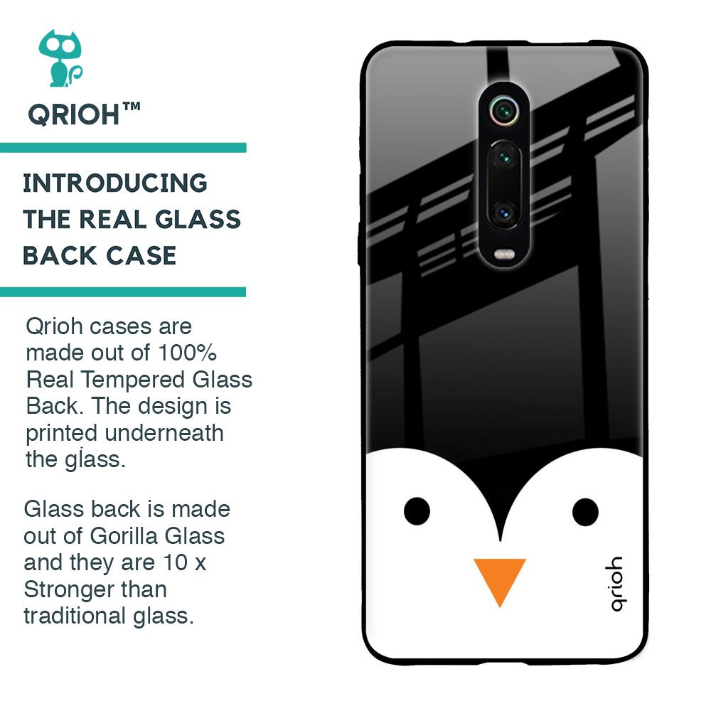Cute Penguin Glass Case for Xiaomi Redmi K20 Pro