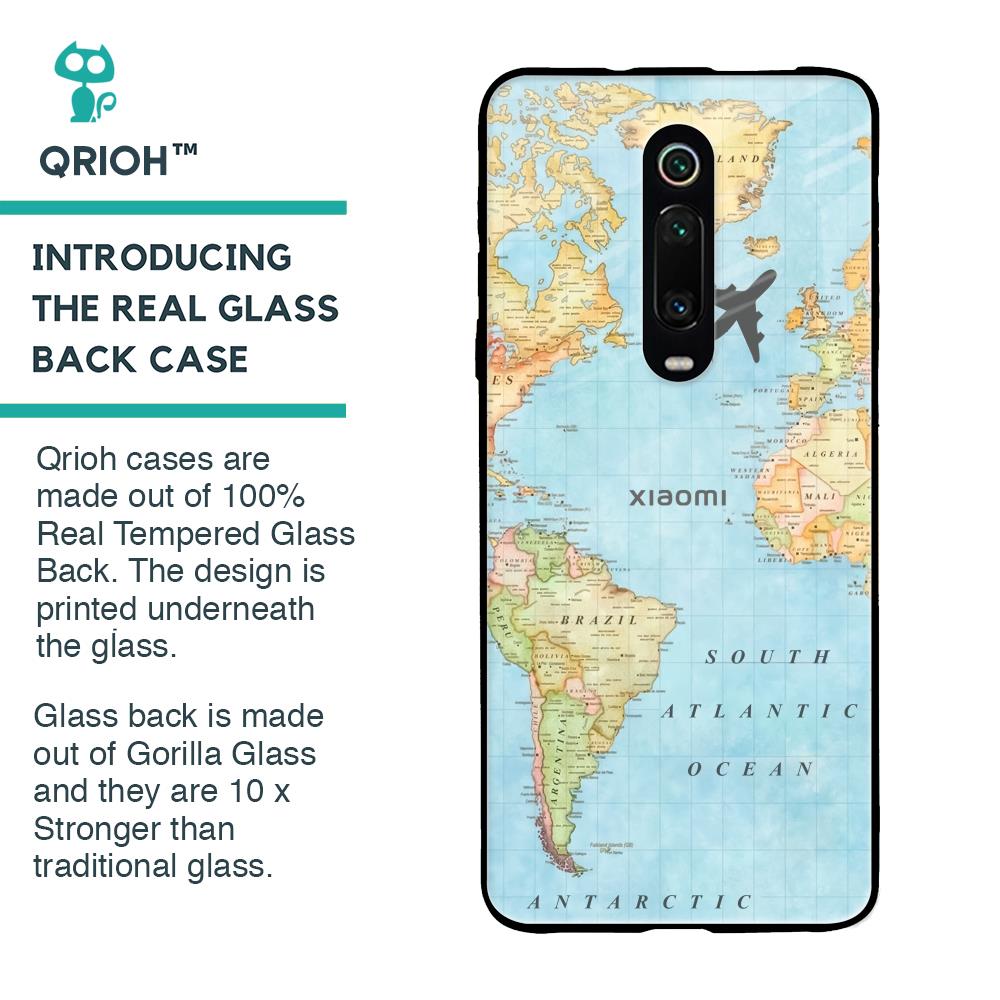 Fly Around The World Glass Case for Xiaomi Redmi K20 Pro
