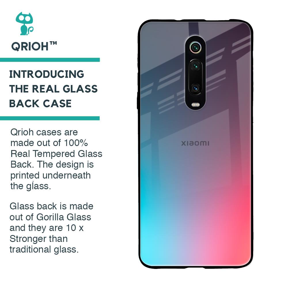 Rainbow Laser Glass Case for Xiaomi Redmi K20 Pro