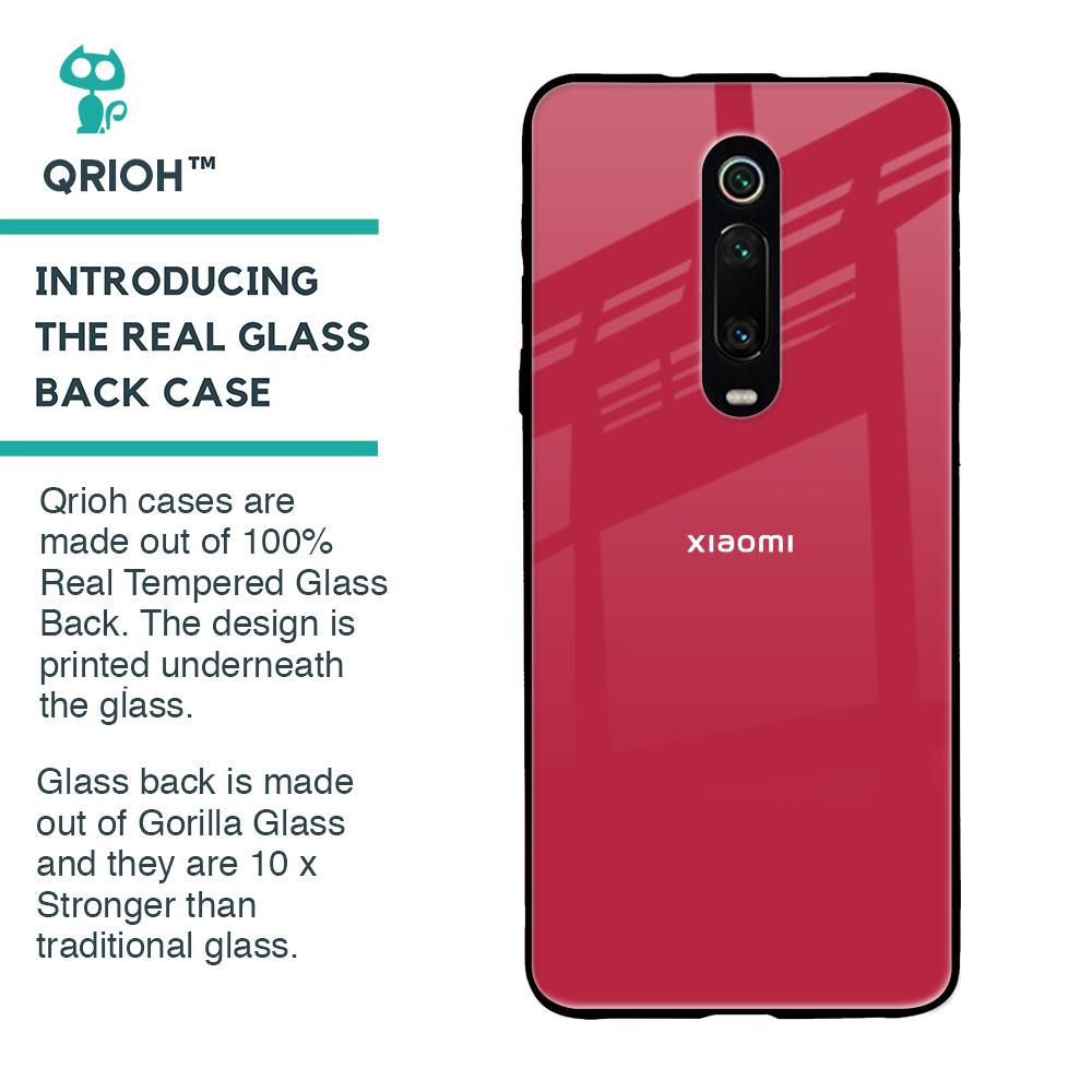 Solo Maroon Glass case for Xiaomi Redmi K20 Pro