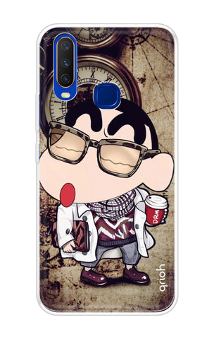 Nerdy Shinchan Vivo Y15 2019 Back Cover