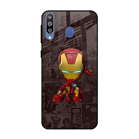 Angry Baby Super Hero Samsung Galaxy M40 Glass Back Cover Online