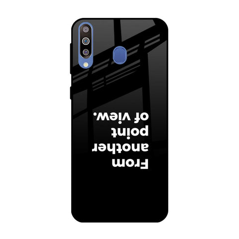 Motivation Samsung Galaxy M40 Glass Back Cover Online