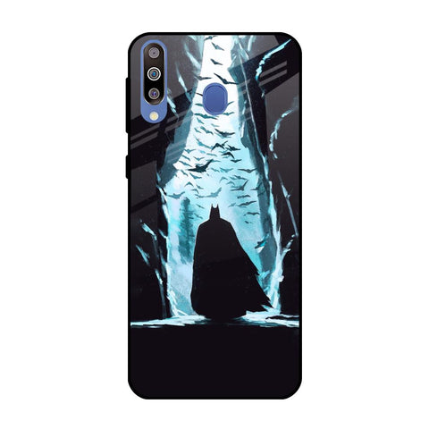 Dark Man In Cave Samsung Galaxy M40 Glass Back Cover Online
