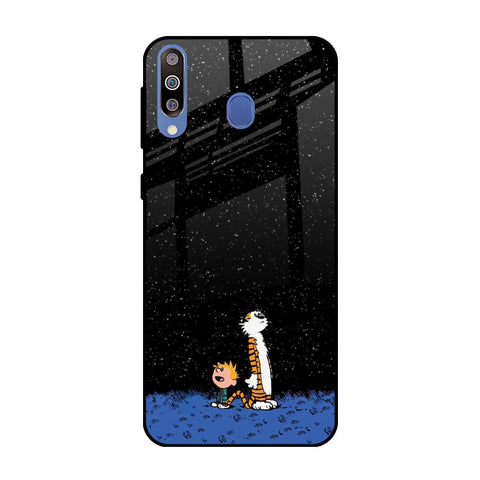 Night Sky Star Samsung Galaxy M40 Glass Back Cover Online