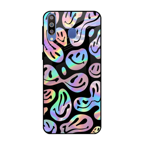 Acid Smile Samsung Galaxy M40 Glass Back Cover Online