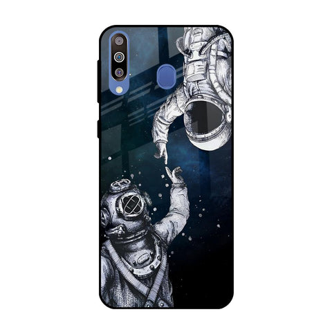 Astro Connect Samsung Galaxy M40 Glass Back Cover Online