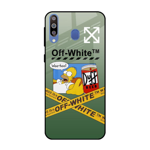 Duff Beer Samsung Galaxy M40 Glass Back Cover Online