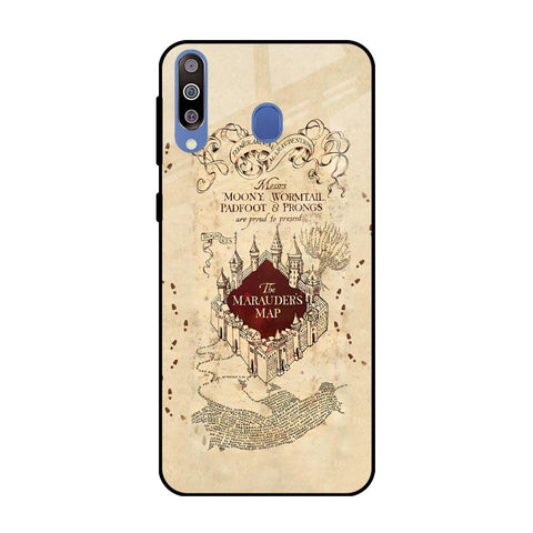 Magical Map Samsung Galaxy M40 Glass Back Cover Online
