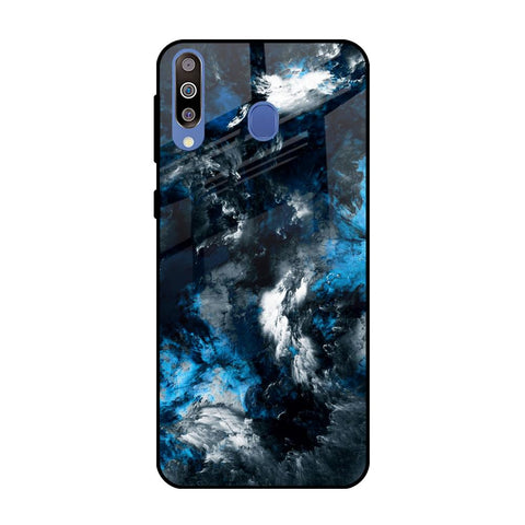 Cloudy Dust Samsung Galaxy M40 Glass Back Cover Online