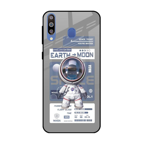 Space Flight Pass Samsung Galaxy M40 Glass Back Cover Online