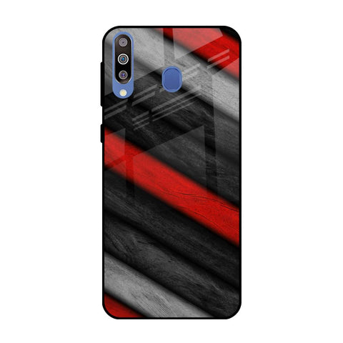 Soft Wooden Texture Samsung Galaxy M40 Glass Back Cover Online