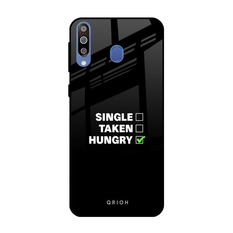 Hungry Samsung Galaxy M40 Glass Back Cover Online