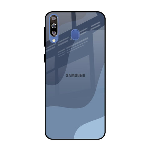 Navy Blue Ombre Samsung Galaxy M40 Glass Back Cover Online