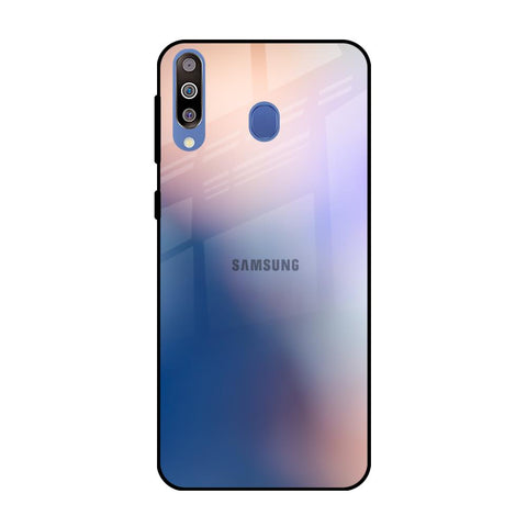 Blue Mauve Gradient Samsung Galaxy M40 Glass Back Cover Online