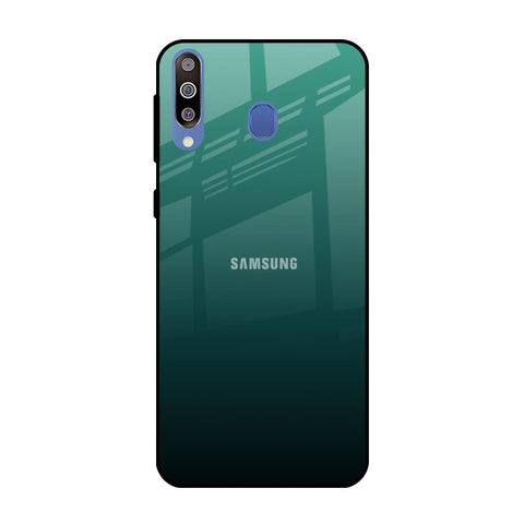 Palm Green Samsung Galaxy M40 Glass Back Cover Online