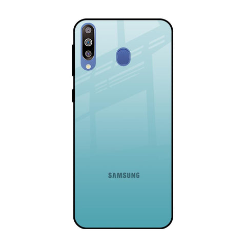 Arctic Blue Samsung Galaxy M40 Glass Back Cover Online