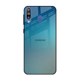 Sea Theme Gradient Samsung Galaxy M40 Glass Back Cover Online