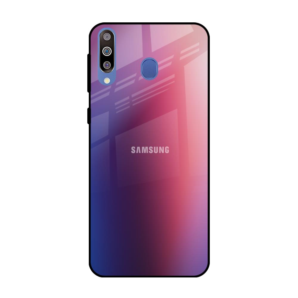 Multi Shaded Gradient Samsung Galaxy M40 Glass Back Cover Online