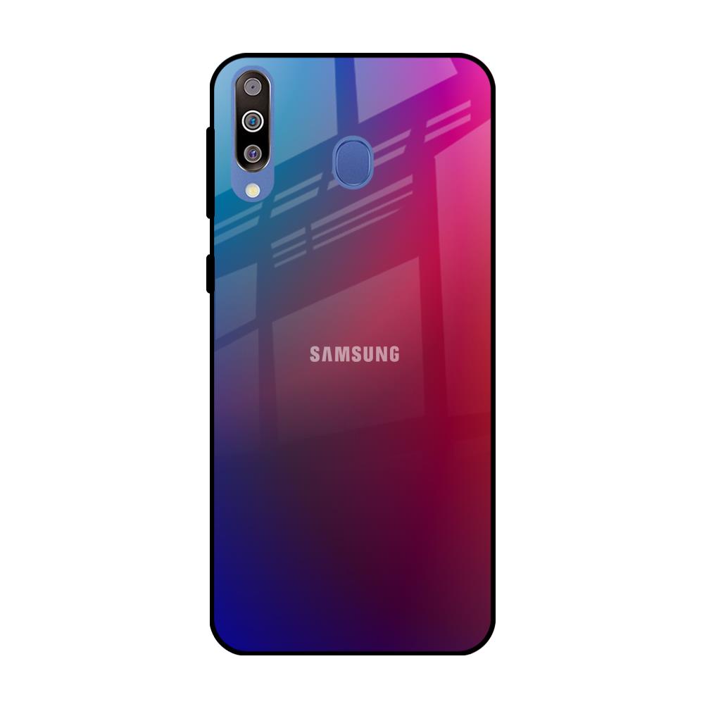 Magical Color Shade Samsung Galaxy M40 Glass Back Cover Online