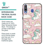Balloon Unicorn Glass case for Samsung Galaxy M40