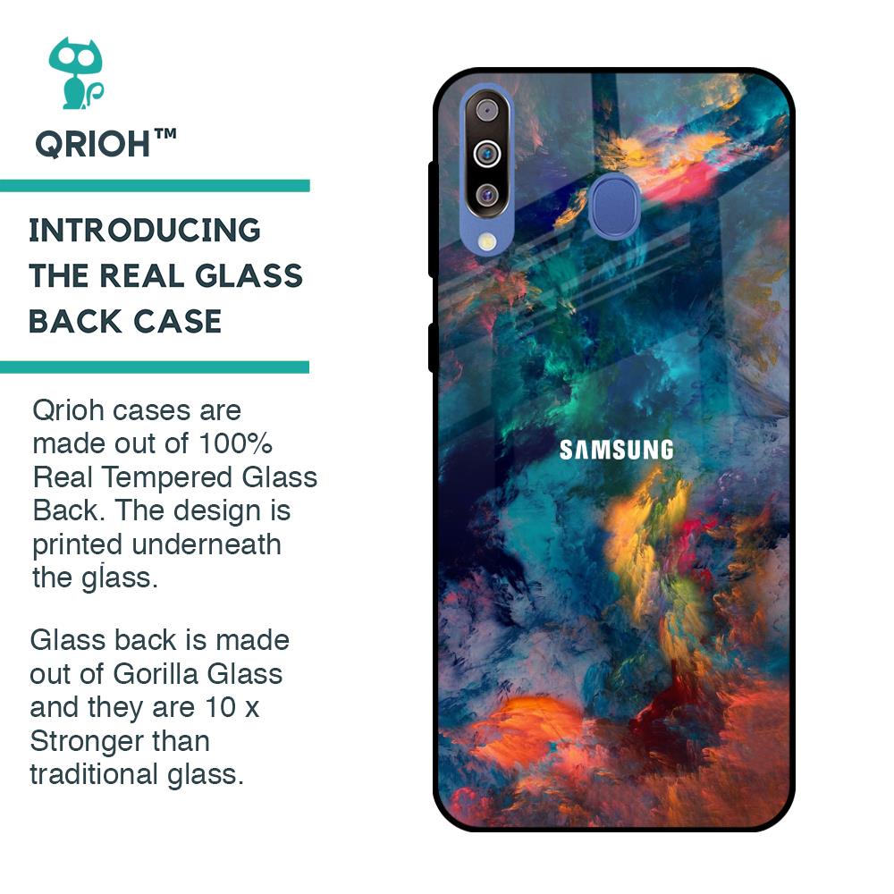 Colored Storm Glass Case for Samsung Galaxy M40
