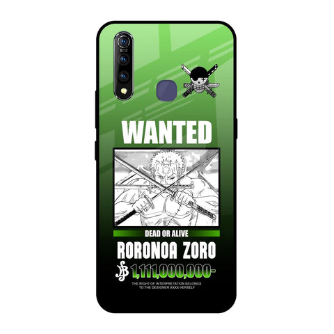 Zoro Wanted Vivo Z1 Pro Glass Back Cover Online