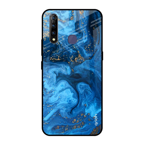 Gold Sprinkle Vivo Z1 Pro Glass Back Cover Online