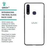 Arctic White Glass Case for Vivo Z1 Pro