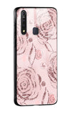 Shimmer Roses Glass case for Vivo Z1 Pro