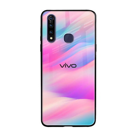 Colorful Waves Vivo Z1 Pro Glass Cases & Covers Online