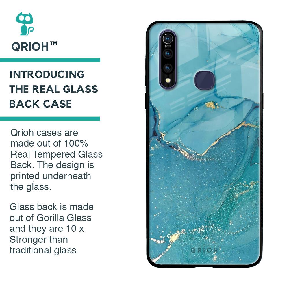 Screen Protector Vivo Z1 Pro Back Cover Printed Floating Floral