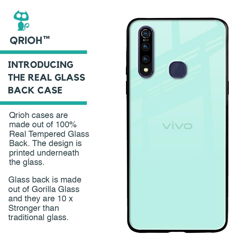 Teal Glass Case for Vivo Z1 Pro