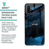 Polygonal Blue Box Glass Case For Vivo Z1 Pro