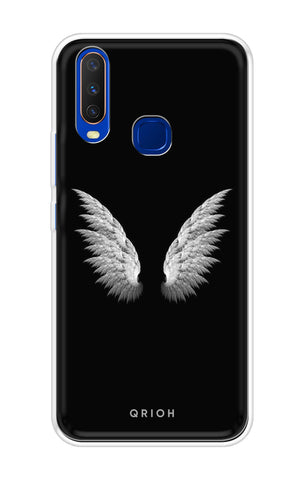 White Angel Wings Vivo Y12 Back Cover