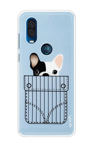 Cute Dog Motorola One Vision Back Cover