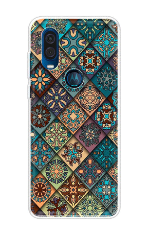 Retro Art Motorola One Vision Back Cover