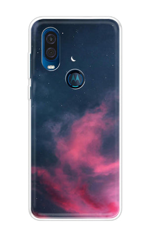 Moon Night Motorola One Vision Back Cover