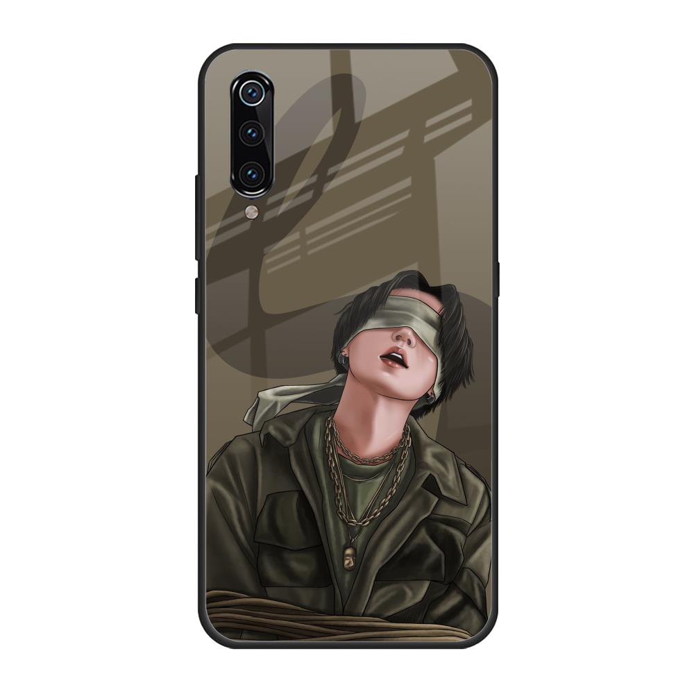 Blind Fold Xiaomi Mi A3 Glass Back Cover Online