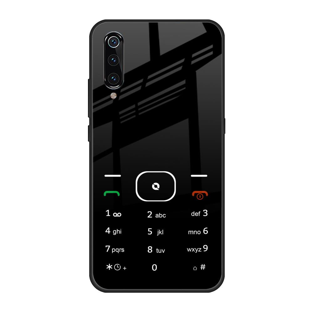Classic Keypad Pattern Xiaomi Mi A3 Glass Back Cover Online